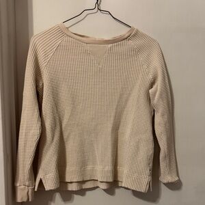 North Face Cream Waffle Knit Women's Sweater
